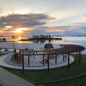  Apartamento De Frente E Com Vista Lagoa Brasil